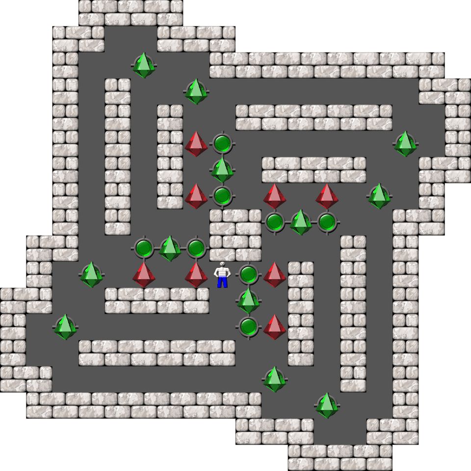 Sokoban Mass Remodel level 967